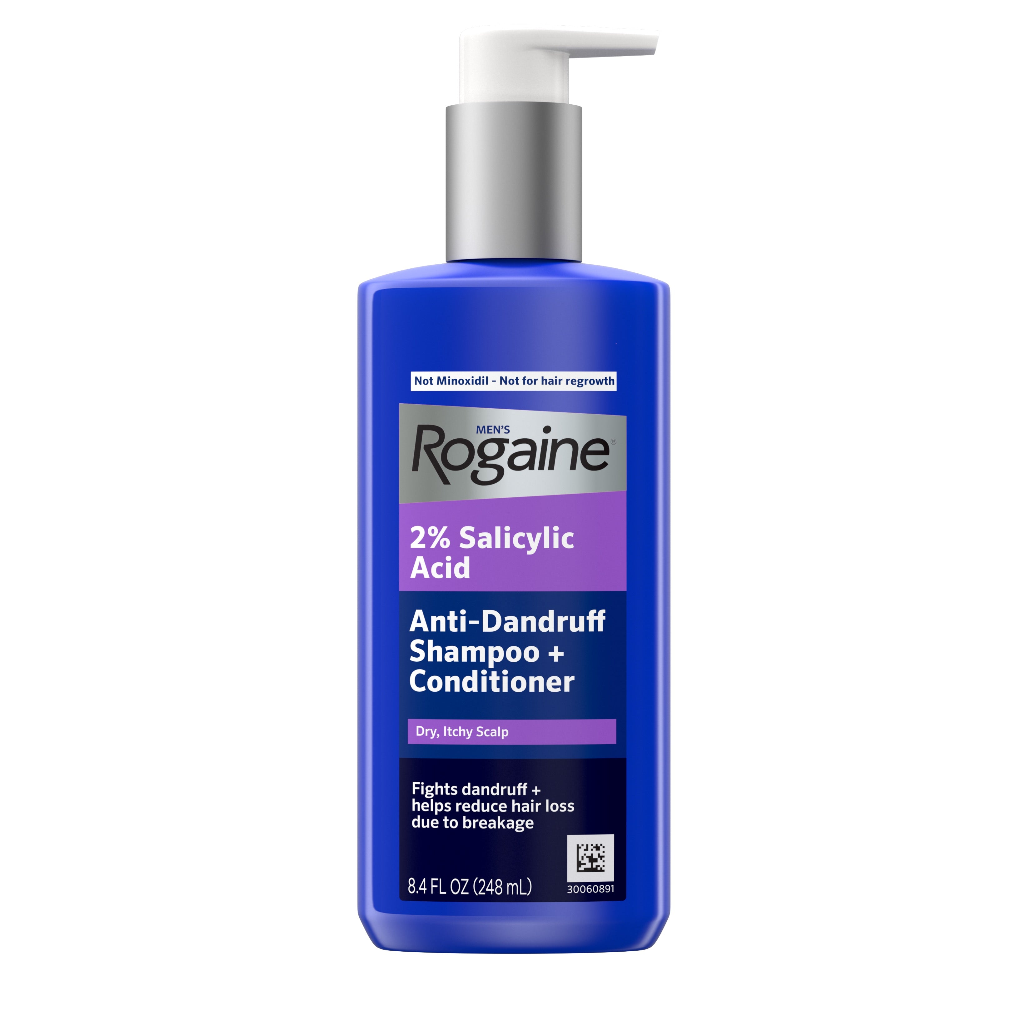 Men's Rogaine 2% Salicylic Acid Anti-Dandruff Shampoo + Conditioner